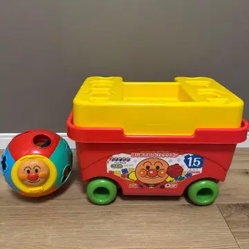 호빵맨 블록 왜건 동글동글 퍼즐 세트