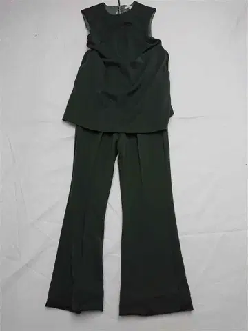 언리드 슬리브리스 상의 & 팬츠 36 다크 그린