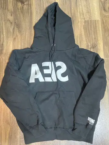 WIND AND SEA 블랙 후드티