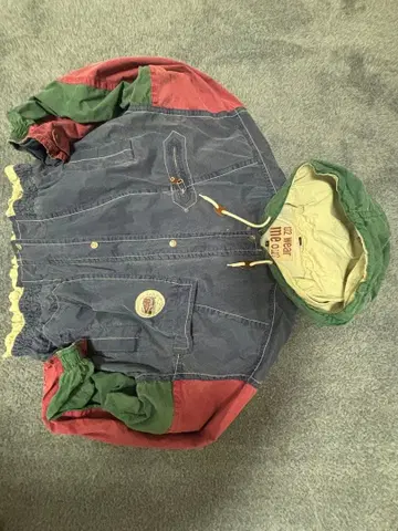 u2 wear me out 마운틴 후드티 파랑/그린/빨간색