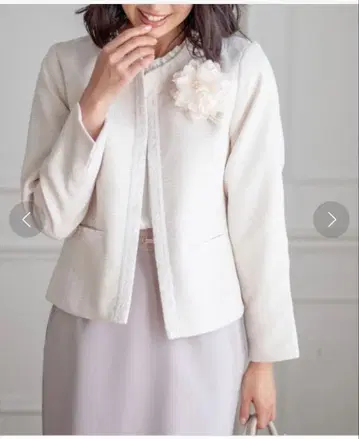 레이스 사용 노카라 자켓