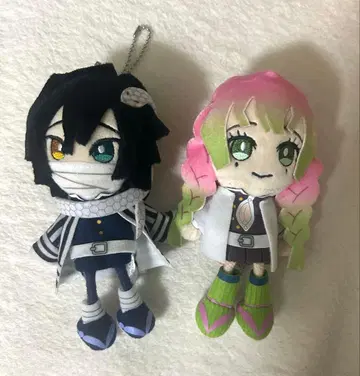 귀멸의 칼날 전 집중전 파펫 참 이쿠로 오바나이 칸로지 미츠리 봉제 인형