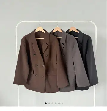 테일러드 자켓 더블 브레스트