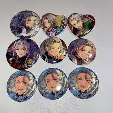 앙스타 란 나기사 캔뱃지 9점