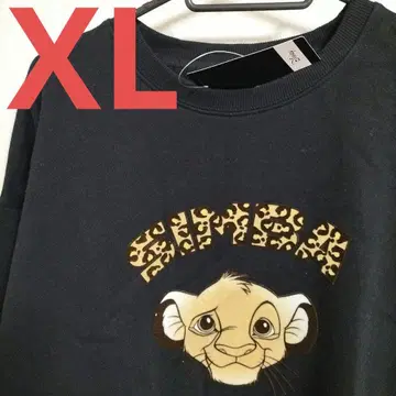 [ 새상품 ] 디즈니 라이온킹 맨투맨 트레이닝복 속기모 심바 XL