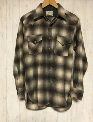 70s 펜들턴 옴브레 웨스턴 셔츠