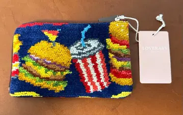 페이러 파우치 버거샵 L자 파우치 미사용 새상품