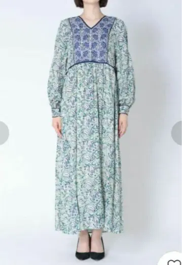 네, 킷테 파스 원피스 꽃무늬