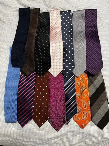 브랜드 넥타이 묶음 판매 애로우즈 외 총 14점