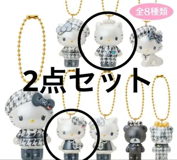 헬로키티 시크릿 마스코트 참 ( 흑백 걸리시 쌍둥이 코디 )