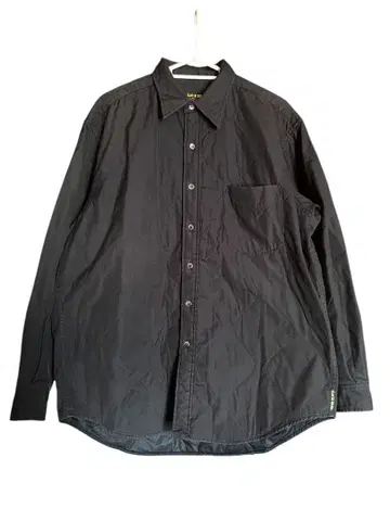 LET IT RIDE 퀼팅 셔츠 블랙 M