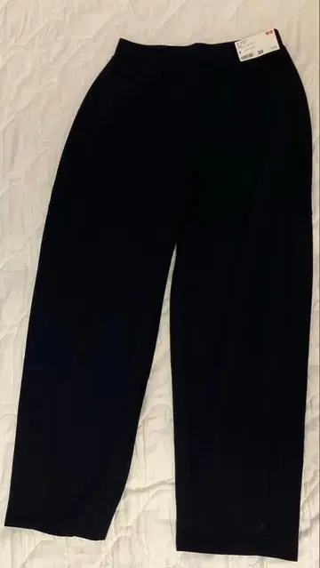 유니클로 드라이 맨투맨 커브 팬츠 M 네이비