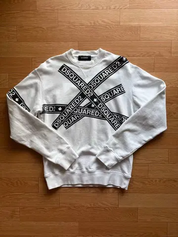 DSQUARED2 테이프 로고 맨투맨 트레이닝복