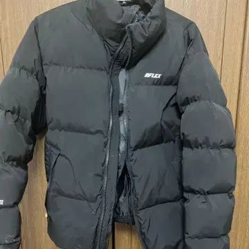 FLEX 블랙 다운 자켓 OUT OF SIGHTZ 자수