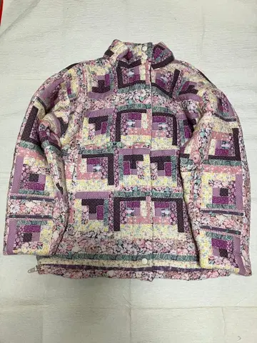 꽃무늬 퀼팅 자켓