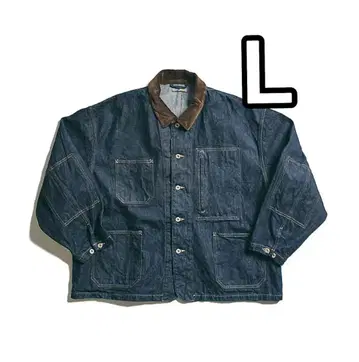 is-ness 13oz COVERALL DENIM JACKET L