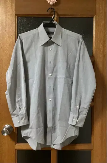 TROJAN 트로잔 / 그레이 긴팔 Y셔츠 모양 기억