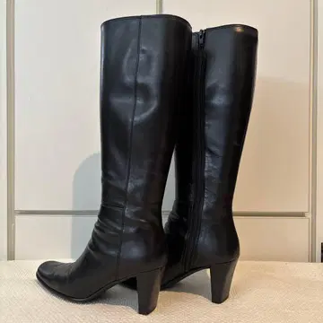 REGAL 블랙 가죽 롱 부츠 24.5cm 일본제