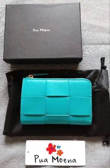 푸아 모에나 이탈리아 양가죽 멀티 지갑 미사용 새상품