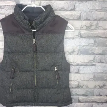 [ 새상품급! ] 23구 다운 베스트 사이즈 38 다크 그레이 네이비