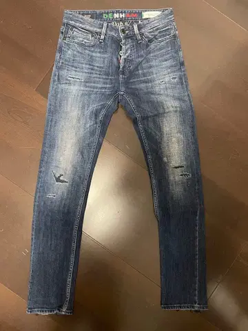 DENHAM W29 데미지 가공 데님 팬츠