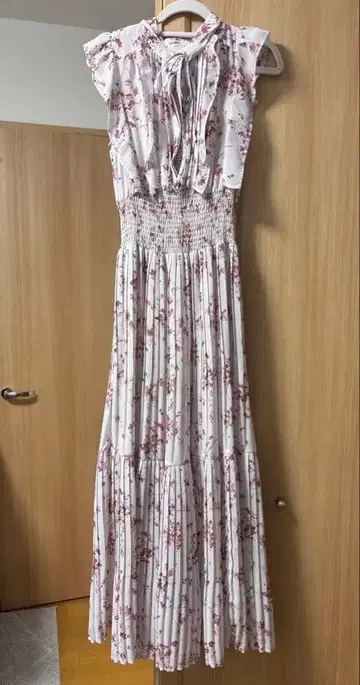 snidel Sustainable 프릴 프린트 원피스 0 PNK