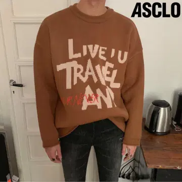ASCLO 오버핏 니트 스웨터