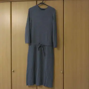 저스길리티 니트 원피스 실크 혼방