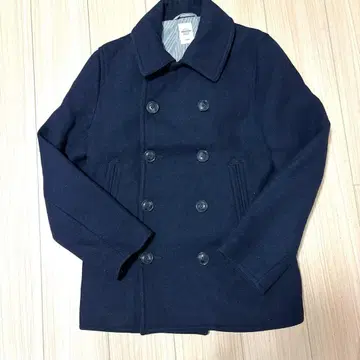 HARVARD 네이비 더블 브레스트 코트 L