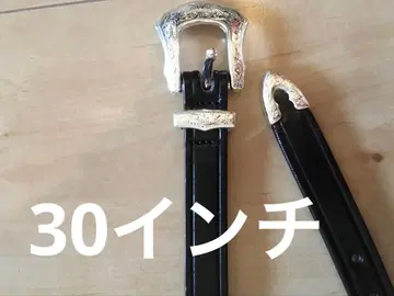 새상품 30인치 TORY leather western belt