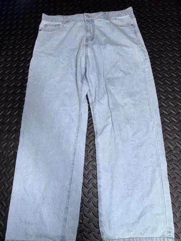 라이트 블루 데님 팬츠 XL