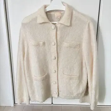 아이보리 니트 가디건