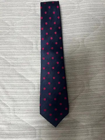 바니스뉴욕 넥타이 네이비 도트