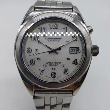 RICOH 리코 코맨더 쿼츠 손목시계 데이트 아웃도어 용