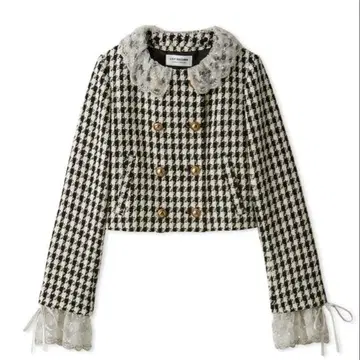 LILY BROWN 스캘럽 비쥬 어태치드 자켓