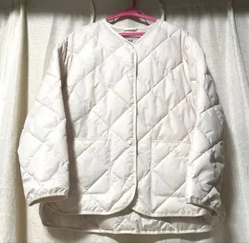 유니클로 퍼프 테크 릴랙스 자켓 컴팩트 퀼팅