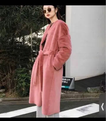 Ameri 2WAY SOFT BOA LONG COAT