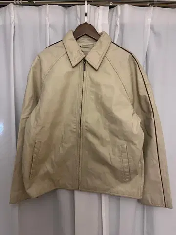 wilsons leather 아이보리색 가죽 자켓