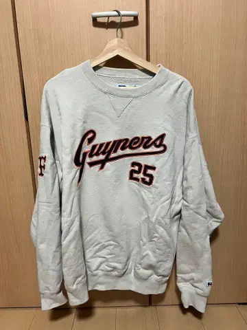 RUSSELL ATHLETIC 자수 맨투맨 M 베이스볼