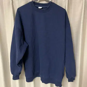 MUHAKU 네이비 크루넥 트레이닝복 L 사이즈