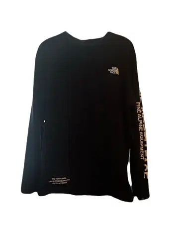 THE NORTH FACE 블랙 긴팔 티셔츠