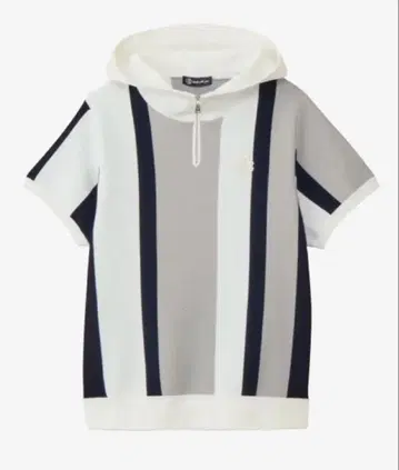 앤퍼시 라이트 자카드 니트 반팔 후드티 LL