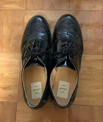 enchanted 블랙 윙팁 40