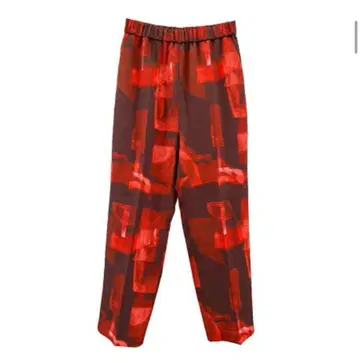 오즈모시스 프린트 테이퍼드 팬츠