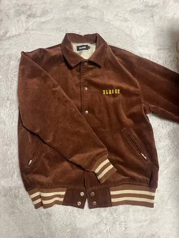 XLARGE 코듀로이 바시티 자켓