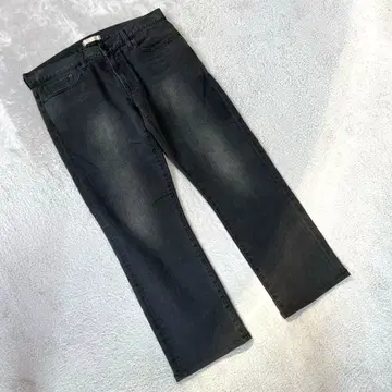 [ 유니클로 ] ( 33 ) 스트레이트 데님 다크 그레이 캐주얼