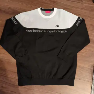 뉴발란스 남성용 골프웨어 경량 맨투맨 긴팔 니트