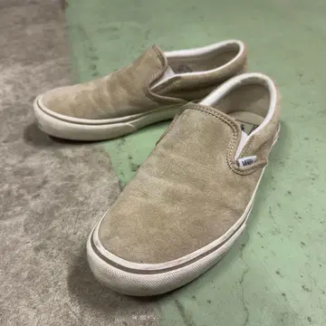 [ Vans ] 슬립온 베이지 26cm