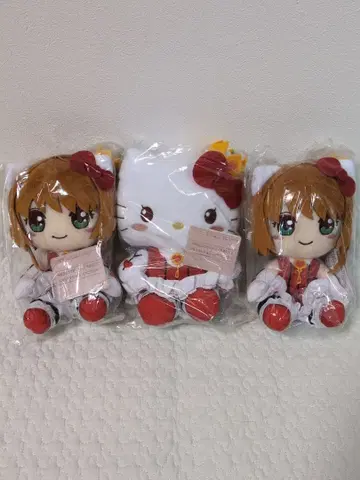 카드캡터 사쿠라 x 산리오 오리지널 봉제 인형 2종 3세트