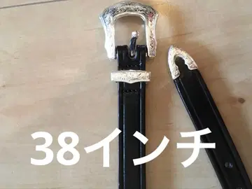 새상품 38인치 TORY leather western belt